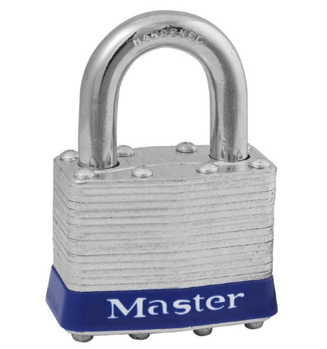 Master Lock 1-5/16 in. H X 1 in. W X 1-3/4 in. L Steel 4-Pin Cylinder Padlock Keyed Alike
