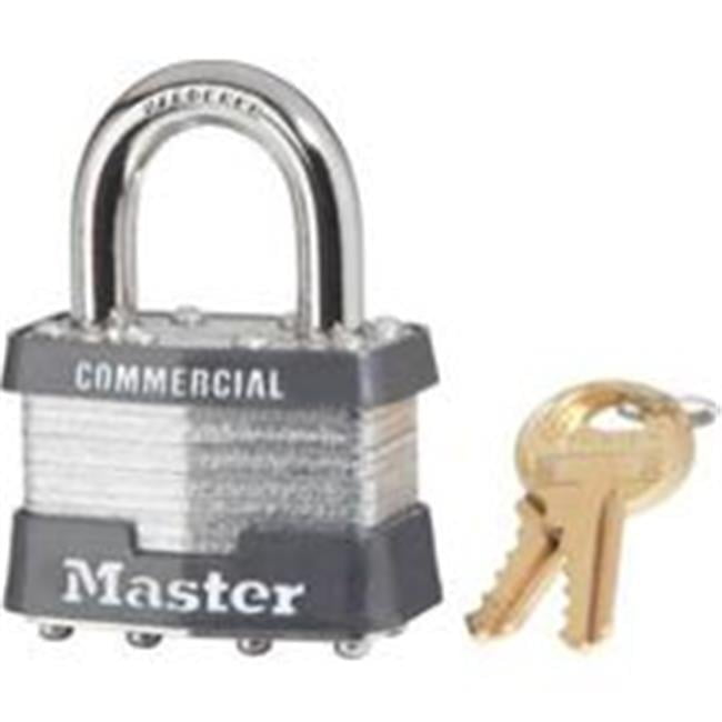 Master Lock 2 in. W Steel Pin Tumbler Padlock Keyed Alike