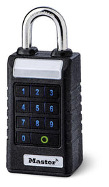 Master Lock ProSeries 5.43 in. H X 1.71 in. W X 2.43  L Metal Single Locking Bluetooth Padlock