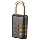 Master Lock 2.18 in. H X 13/16 in. W Steel 3-Dial Combination Padlock