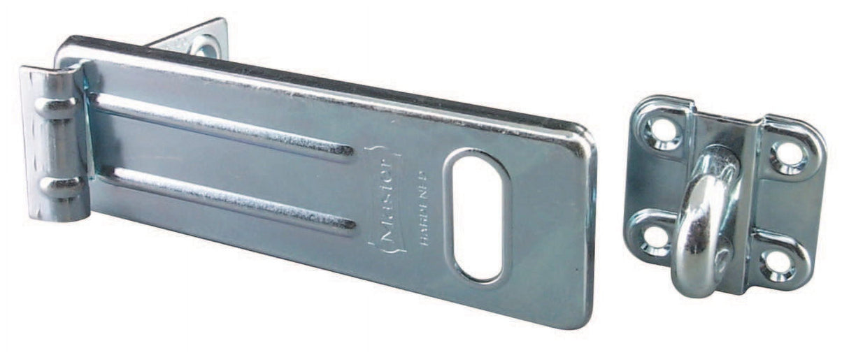 Master Lock Zinc-Plated Hardened Steel 6 in. L Hinge Hasp 1 pk