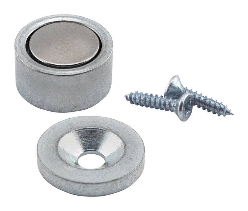 Magnet Source .25 in. L X .5 in. W Silver Super Latch Magnets 6 lb. pull 2 pc