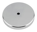 Magnet Source .283 in. L X 1.42 in. W Silver Round Base Magnet 16 lb. pull 1 pc