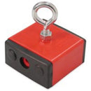 Magnet Source 2.375 in. L X 2.375 in. W Red Retrieving Magnet 100 lb. pull 1 pc