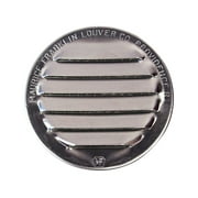 Maurice Franklin Louver 3 in. W X 3 in. L Bright Silver Aluminum Mini Louver