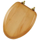 Bemis Mayfair Elongated Oak Wood Toilet Seat