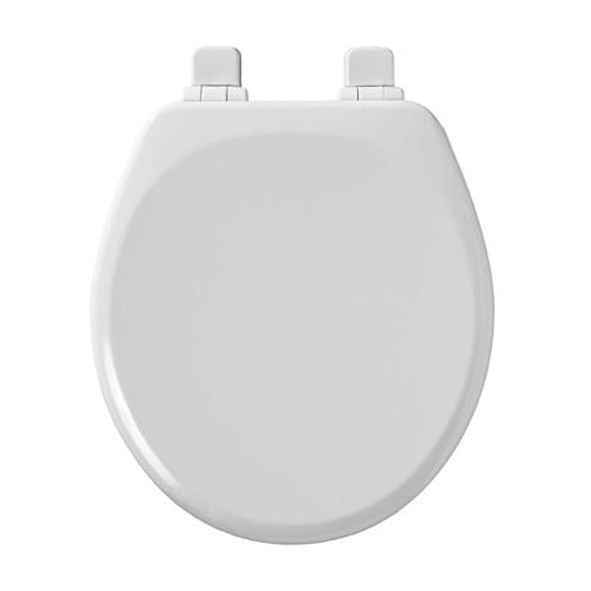 Mayfair by Bemis Lannon Slow Close Round White Enameled Wood Toilet Seat