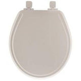 Mayfair by Bemis Kendall Slow Close Round White Enameled Wood Toilet Seat
