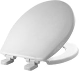 Mayfair by Bemis Caswell Slow Close Round White Plastic Toilet Seat