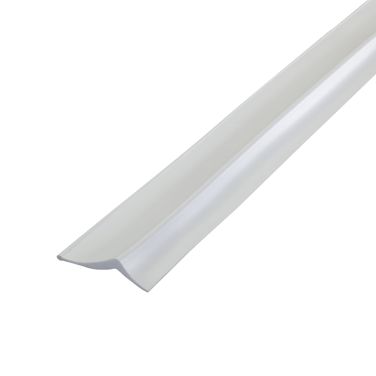 M-D White Vinyl Door Set Seal For Garage Doors 30 ft. L X 1 in.