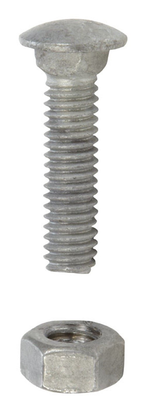 YardGard 5/16 in. X 1-1/4 in. L Galvanized Steel Carriage Bolt