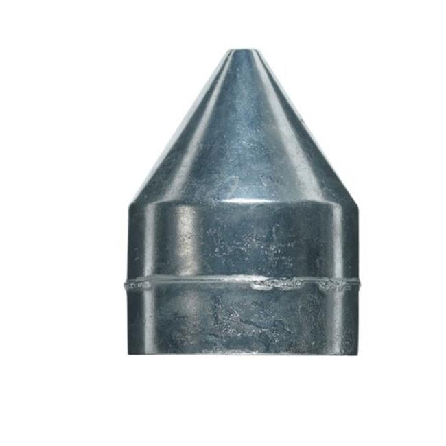 YardGard Silver Aluminum Chain Link Bullet Cap 1 pk