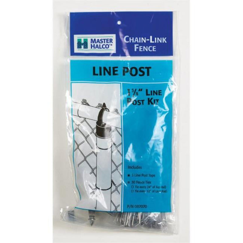 YardGard Galvanized Metal Chain Link Fence Post Kit