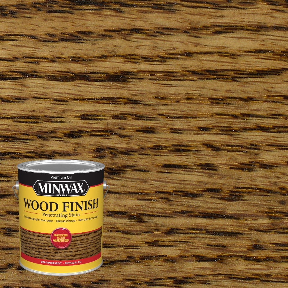 Minwax Wood Finish Semi-Transparent Provincial Oil-Based Penetrating Wood Stain 1 gal