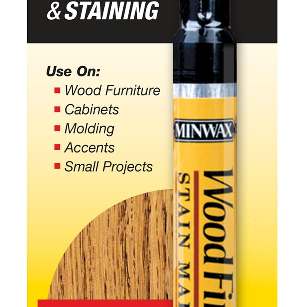 Minwax Wood Finish Stain Marker Semi-Transparent Golden Oak Oil-Based Stain Marker 0.33 oz