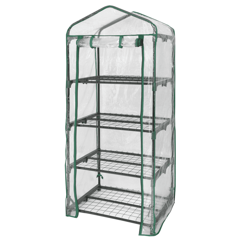 Miracle-Gro Clear 57 in. H X 23 in. W Greenhouse