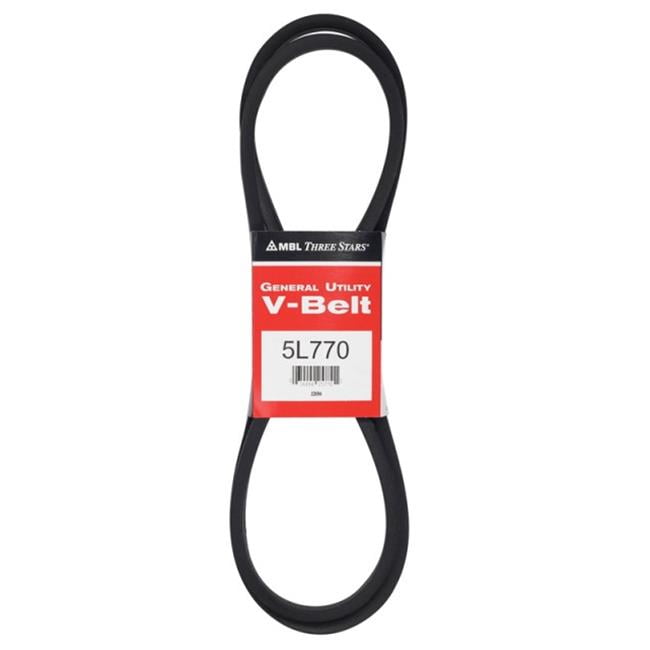 Mitsuboshi FHP 5L770 Standard General Utility V-Belt 0.63 in. W X 77 in. L For Fractional Horsepower