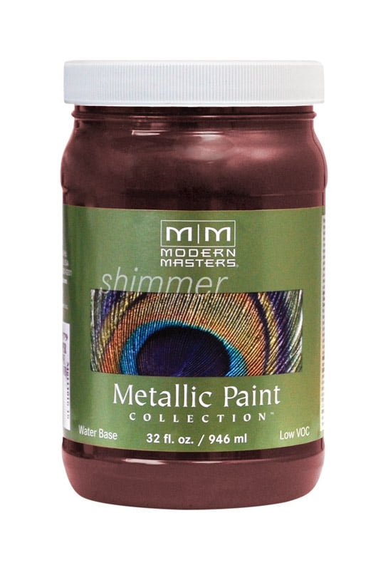 Modern Masters Shimmer Satin Black Cherry Metallic Paint 1 qt