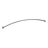 Moen Adjustable Curved Shower Rod 72 in. L Chrome