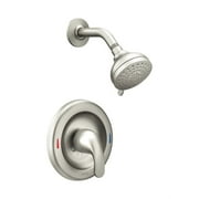 Moen Adler 1-Handle Brushed Nickel Tub and Shower Faucet