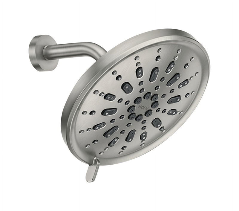 Moen Enthrall Brushed Nickel 5 settings Rainshower Showerhead 1.75 gpm