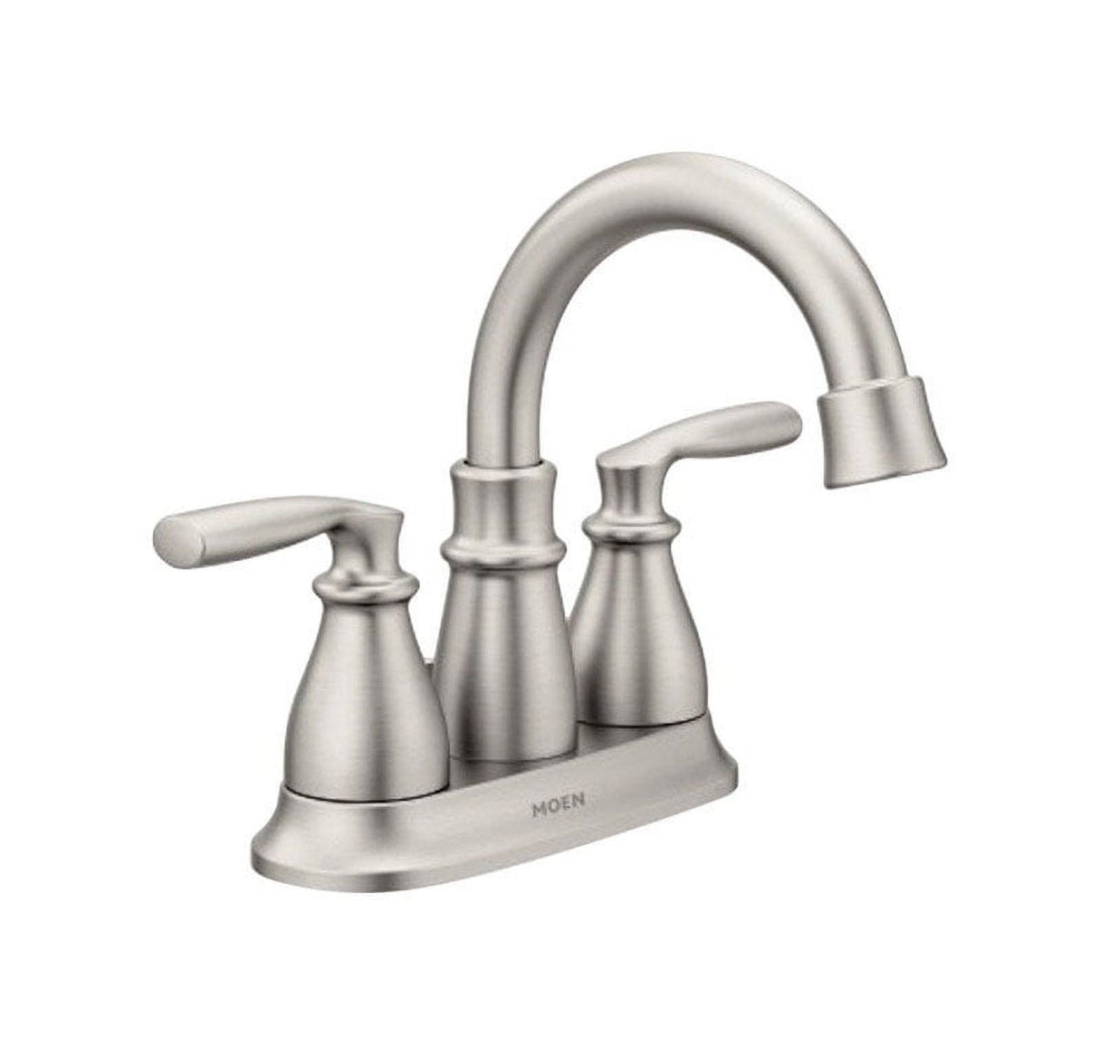 Moen Hilliard Brushed Nickel Bathroom Faucet 4 in.