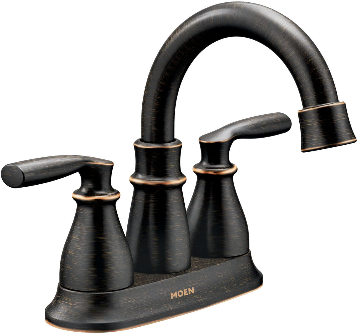 Moen Hilliard Bronze Bathroom Faucet 4 in.