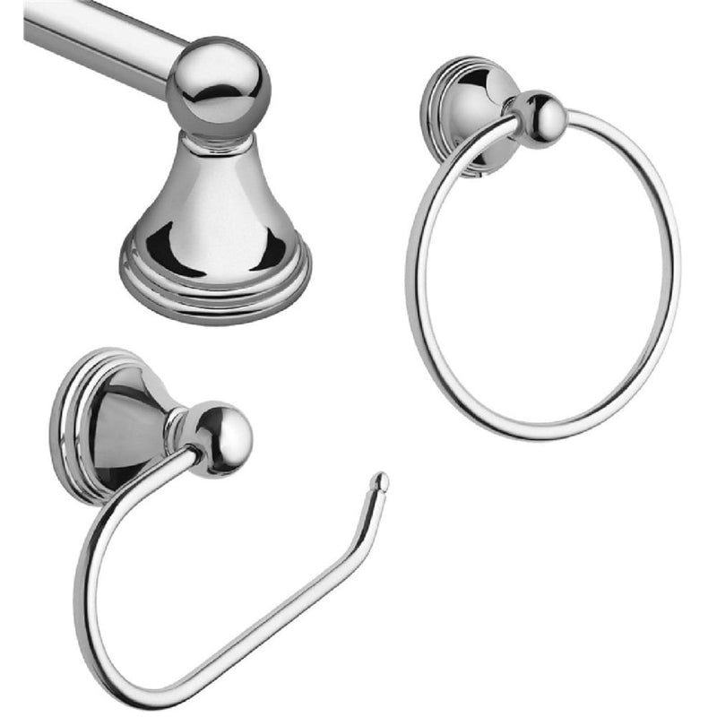 Moen Preston Chrome Chrome Metal Bath Hardware Kit