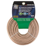 Monster Just Hook It Up 100 ft. L Ivory Category 3 Twisted Pair Wire