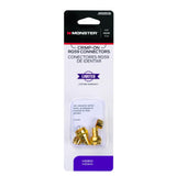 Monster Just Hook It Up Crimp-On RG59 Coaxial Connector 2 pk