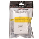 Monster Just Hook It Up White 1 gang Plastic HDMI Wall Plate 1 pk