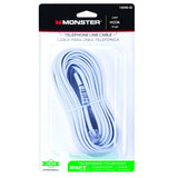 Monster Just Hook It Up 25 ft. L White Modular Telephone Line Cable