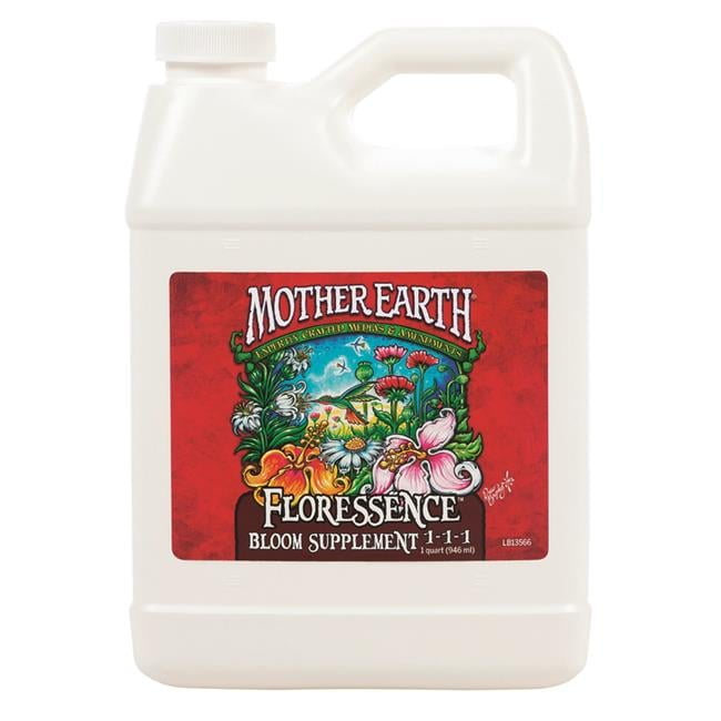 Mother Earth Liquid Floressence Bloom Plant Supplement 1 qt