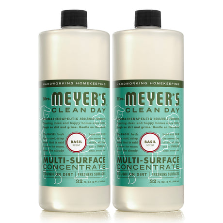 Mrs. Meyer's Clean Day Basil Scent Concentrated Organic Multi-Purpose Cleaner Liquid 32 oz