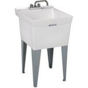 Mustee Utilatub 20 in. W X 24 in. D Single Thermoplastic Utility Tub Kit