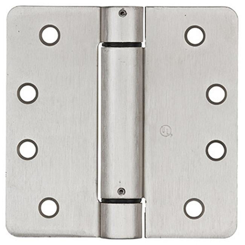 National Hardware 4 in. L Satin Nickel Spring Hinge 1 pk