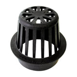 NDS 3 in. Black Round Polyolefin Atrium Grate