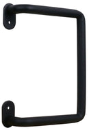 National Hardware Troy Matte Black Steel Pull Handle 1 pc