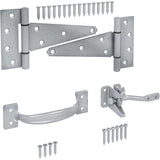 National Hardware Galvanized Silver Steel T-Hinge Gate Kit 1 pk