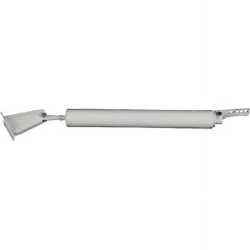 National Hardware Posi-Glide White Steel Pneumatic Screen/Storm Door Closer