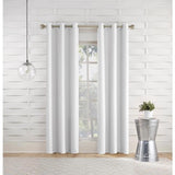 No918 Webster White Curtain 80 in. W X 84 in. L