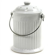 Norpro Nordic White Ceramic Compost Keeper 1 gal