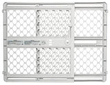 North States Gray 26 in. H X 26-42 in. W Plastic Child Safety Gate