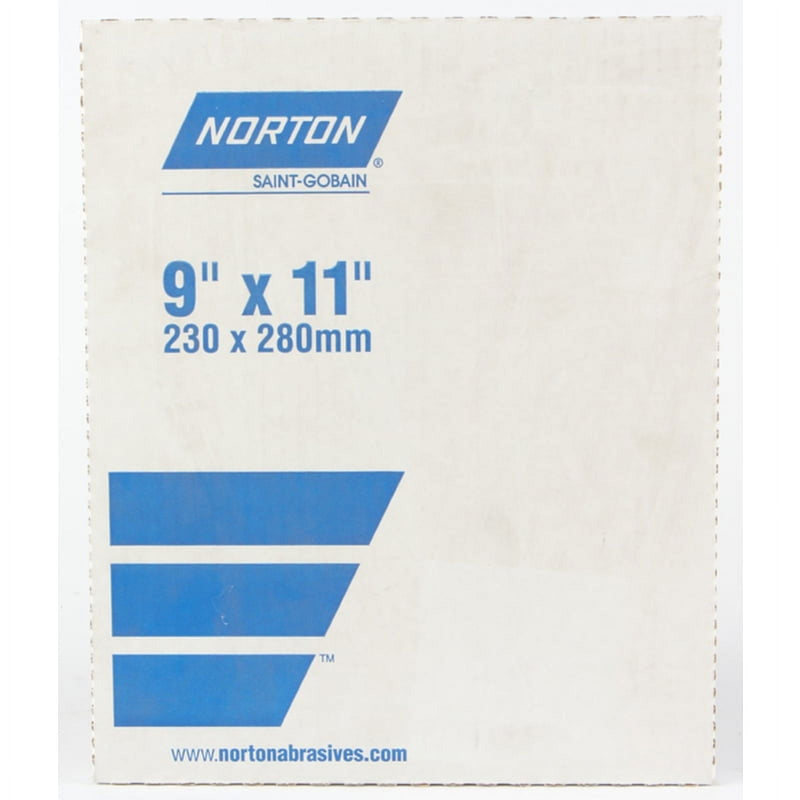 Norton Adalox 11 in. L X 9 in. W 36 Grit Aluminum Oxide All Purpose Sandpaper 25 pk