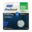 Norton ProSand 5 in. Ceramic Alumina Hook and Loop Sanding Disc 120 Grit Medium 3 pk