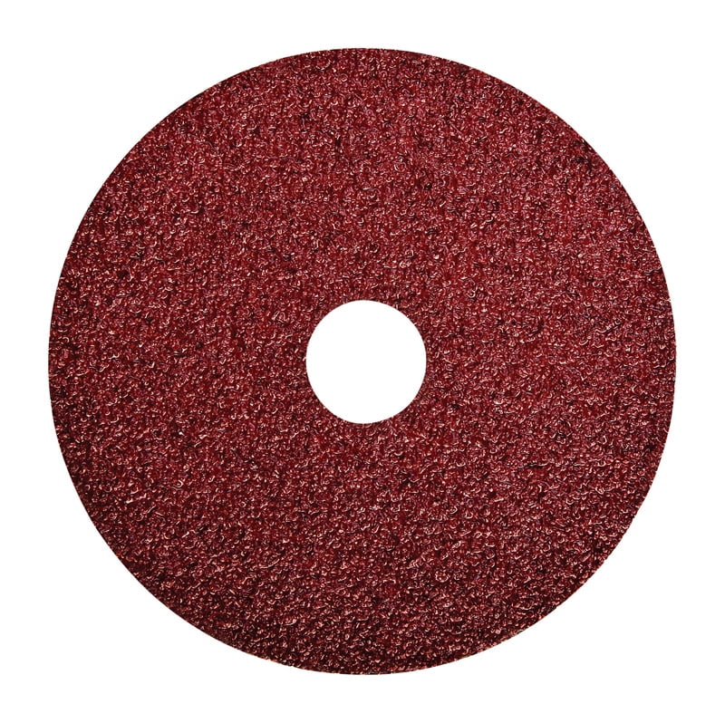 Norton 5 in. D X 7/8 in. Aluminum Oxide Fiber Disc 24 Grit