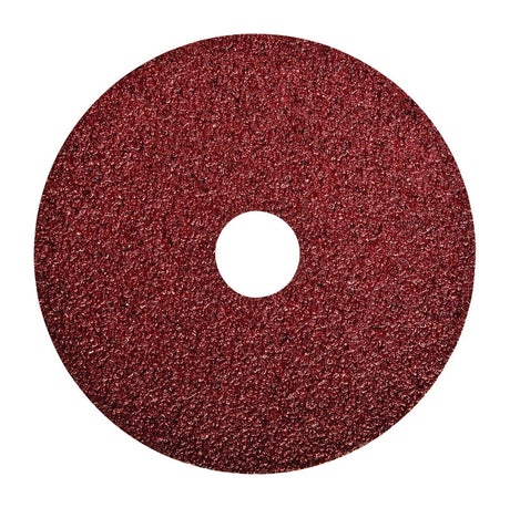 Norton 5 in. D X 7/8 in. Aluminum Oxide Fiber Disc 24 Grit