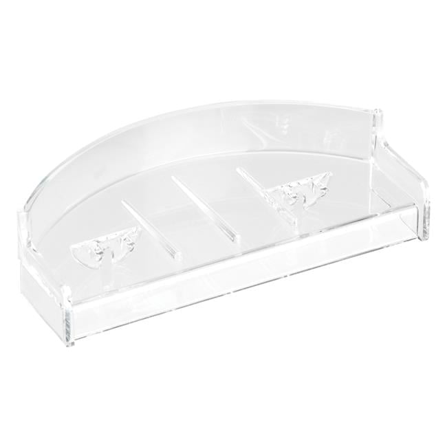 OakBrook Clear Plastic Soap Dish