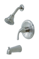 OakBrook 1-Handle Brushed Nickel Tub and Shower Faucet