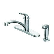 OakBrook Pacifica One Handle Chrome Kitchen Faucet Side Sprayer Included